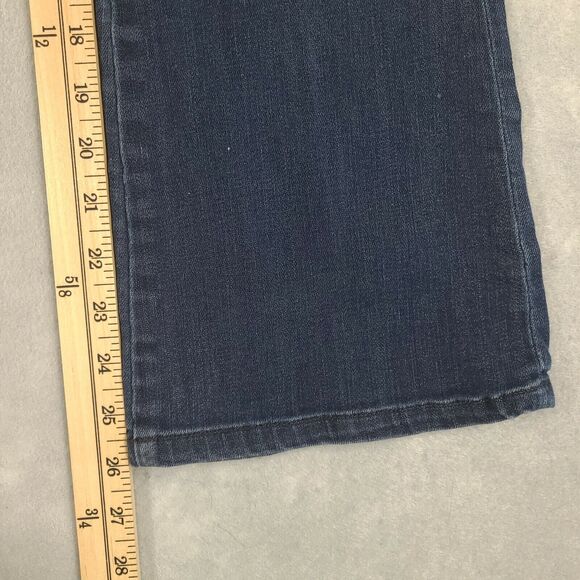 Calvin Klein Curvy Boot Women's Dark Blue Denim Jeans Size 27/4P (29x26) - Picture 11 of 12